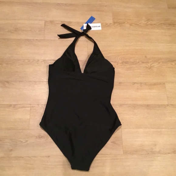 Women’s Tummy Control Ruched Halter Push Up One Piece Bathing Suit - Picture 8 of 9